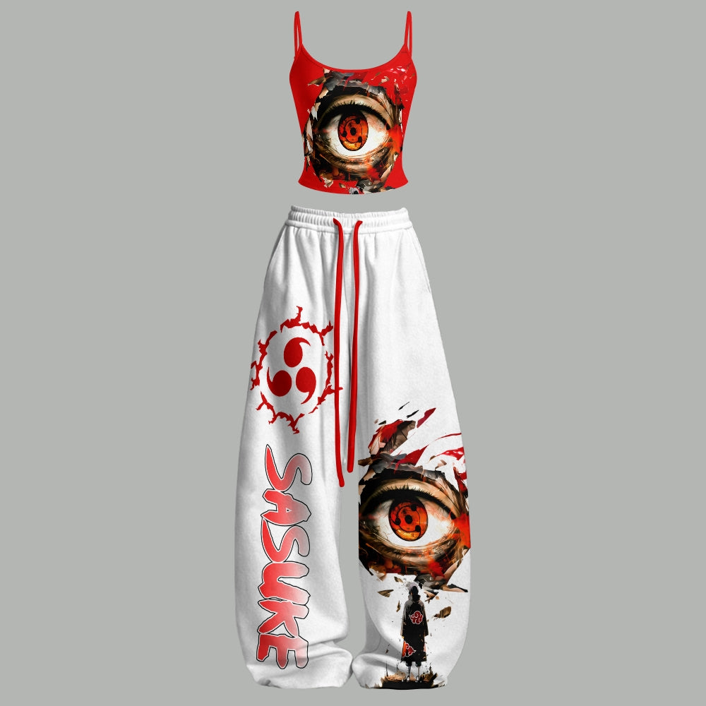 NARUTO Top & Elasticated Trousers Two-Piece Set | Anime Graphic