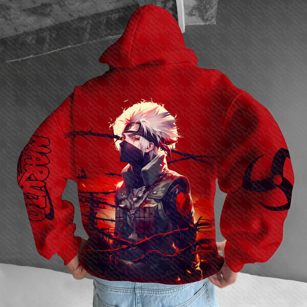 Unisex Anime Graphic Streetwear Hoodie