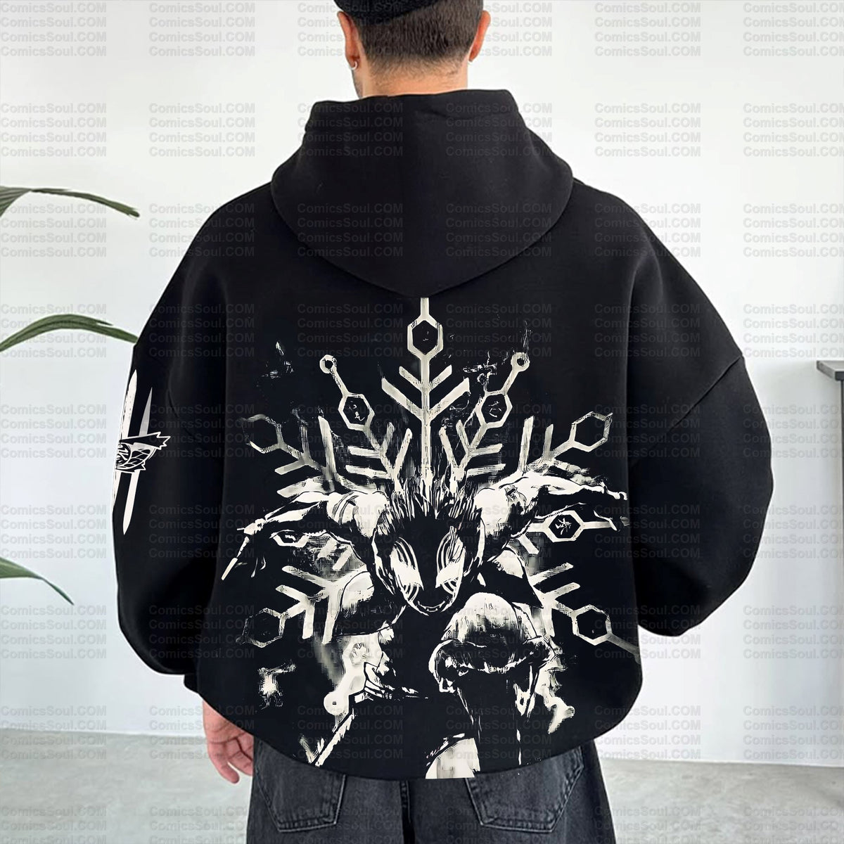 Unisex Graphic Streetwear Vintage Plush Hoodie