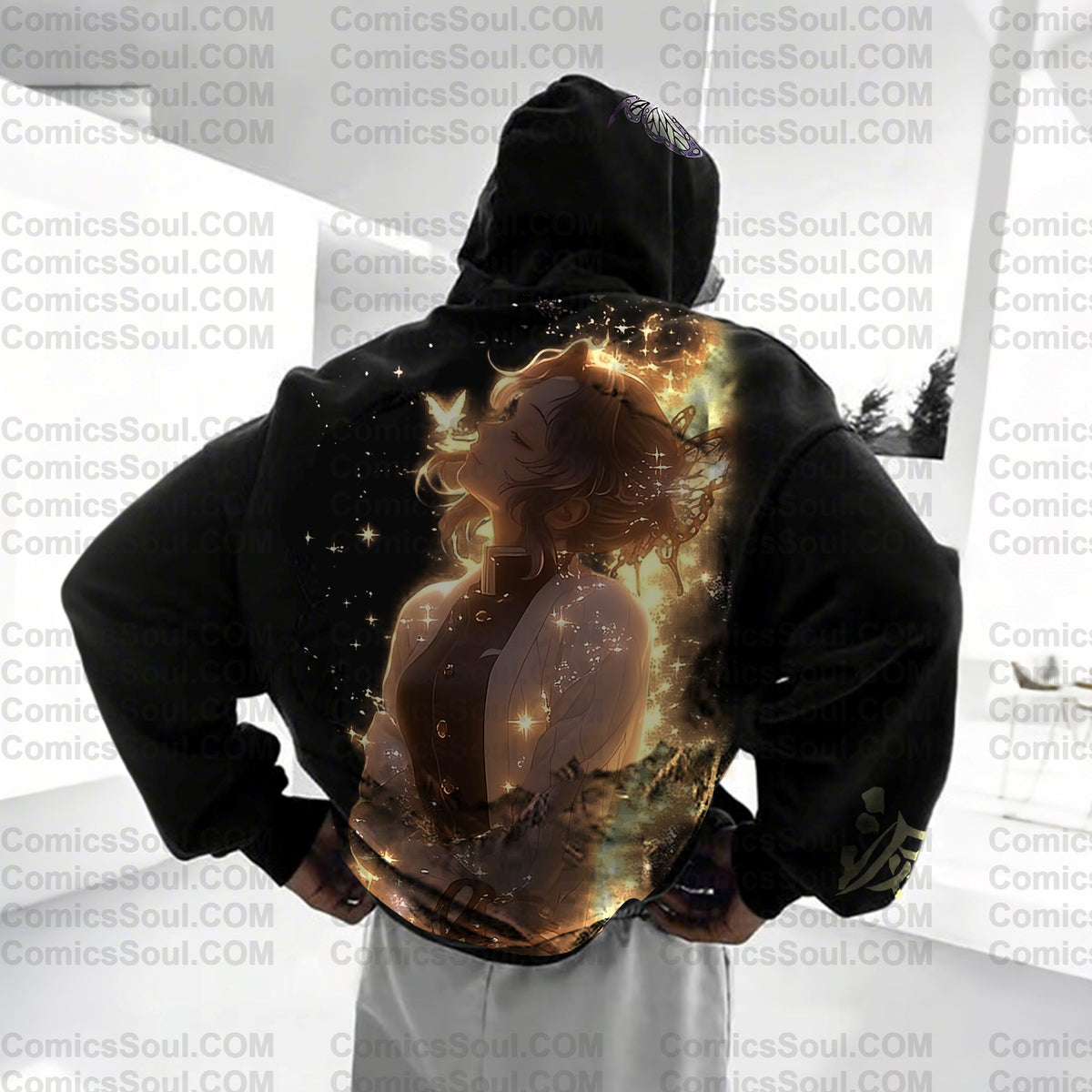 Unisex “ Comicssoul   ” Graphic Streetwear Vintage Hoodie