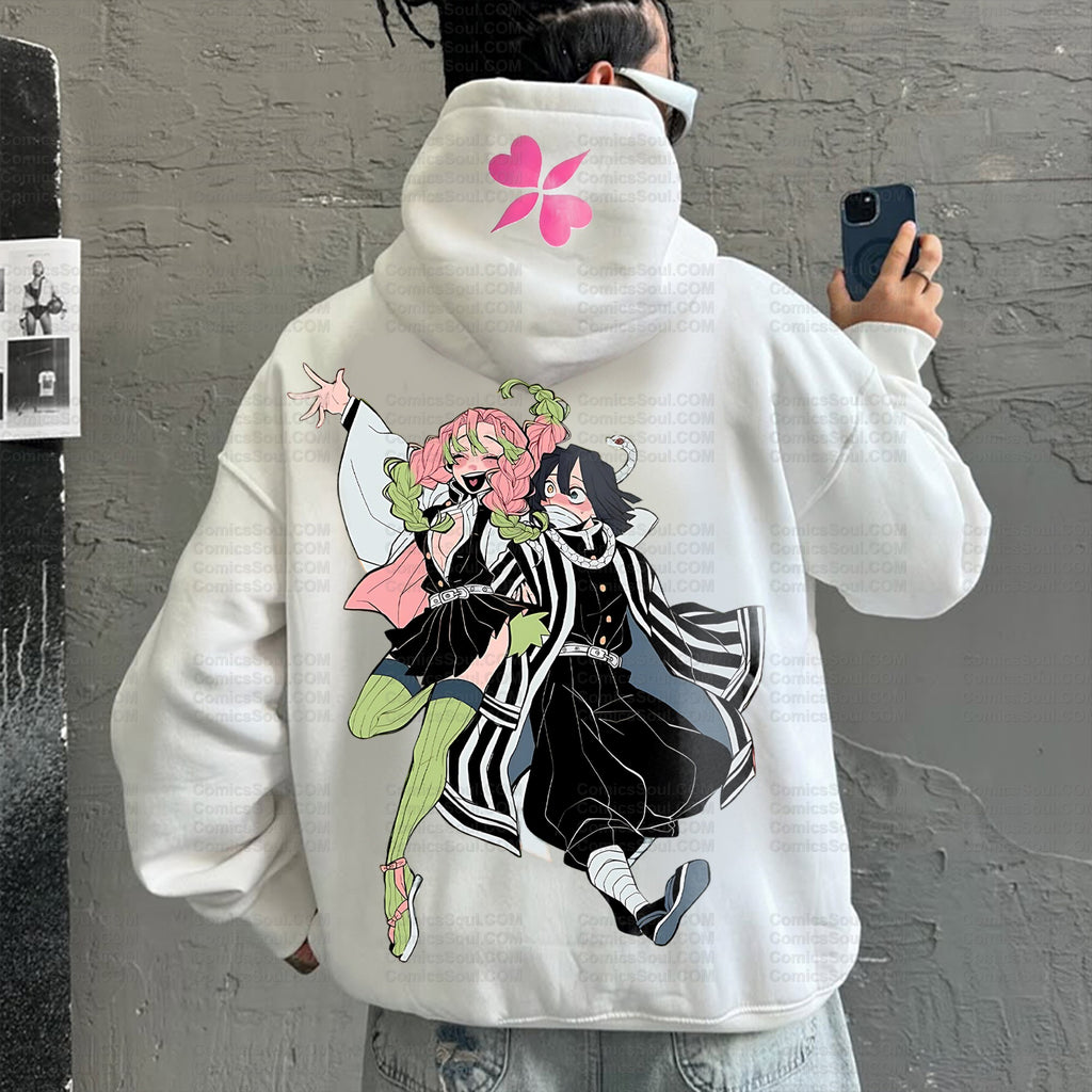 Unisex Graphic Streetwear Vintage Plush Hoodie
