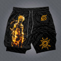Unisex Naruto Anime Graphic Streetwear Shorts
