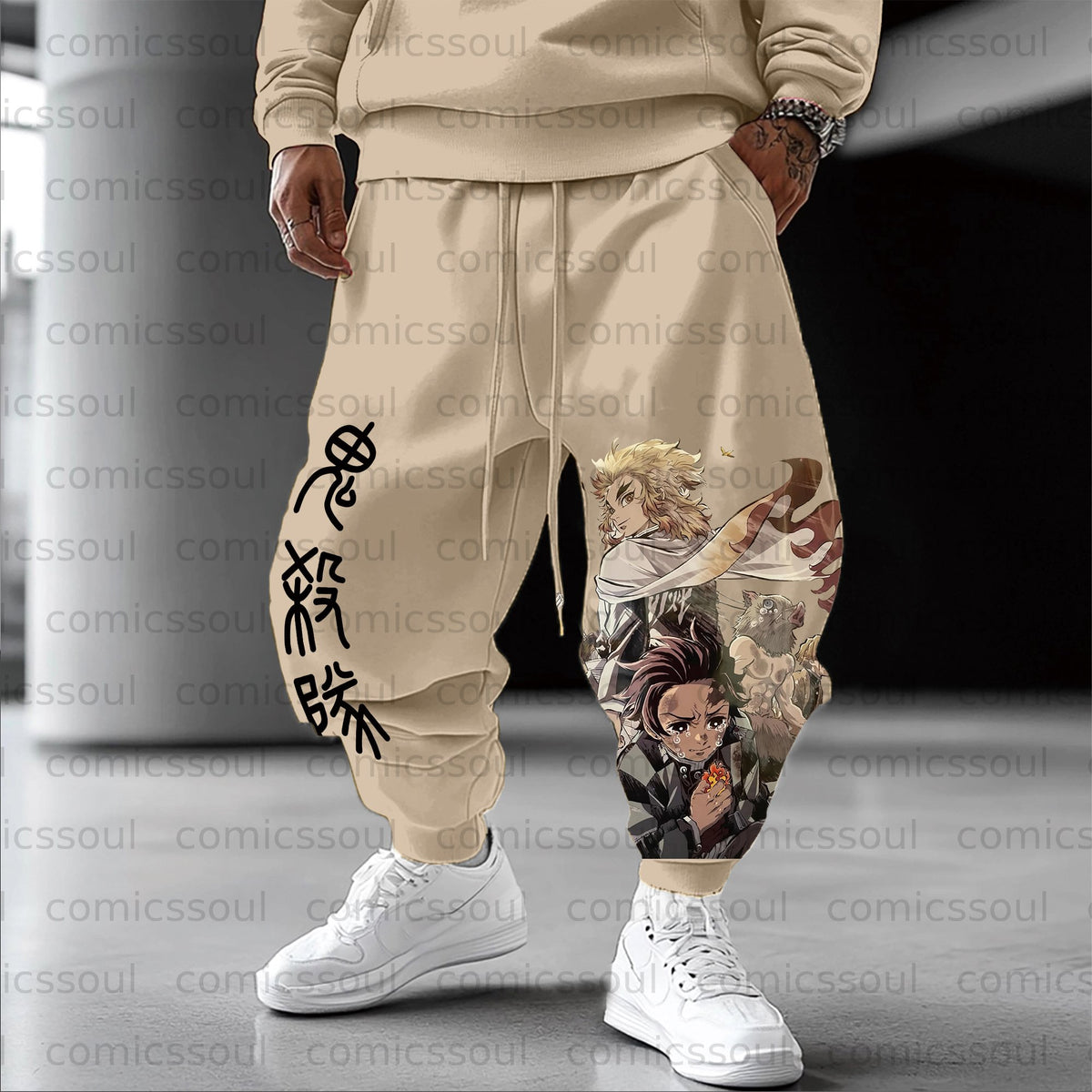 Unisex Anime Inspired Vintage Pants
