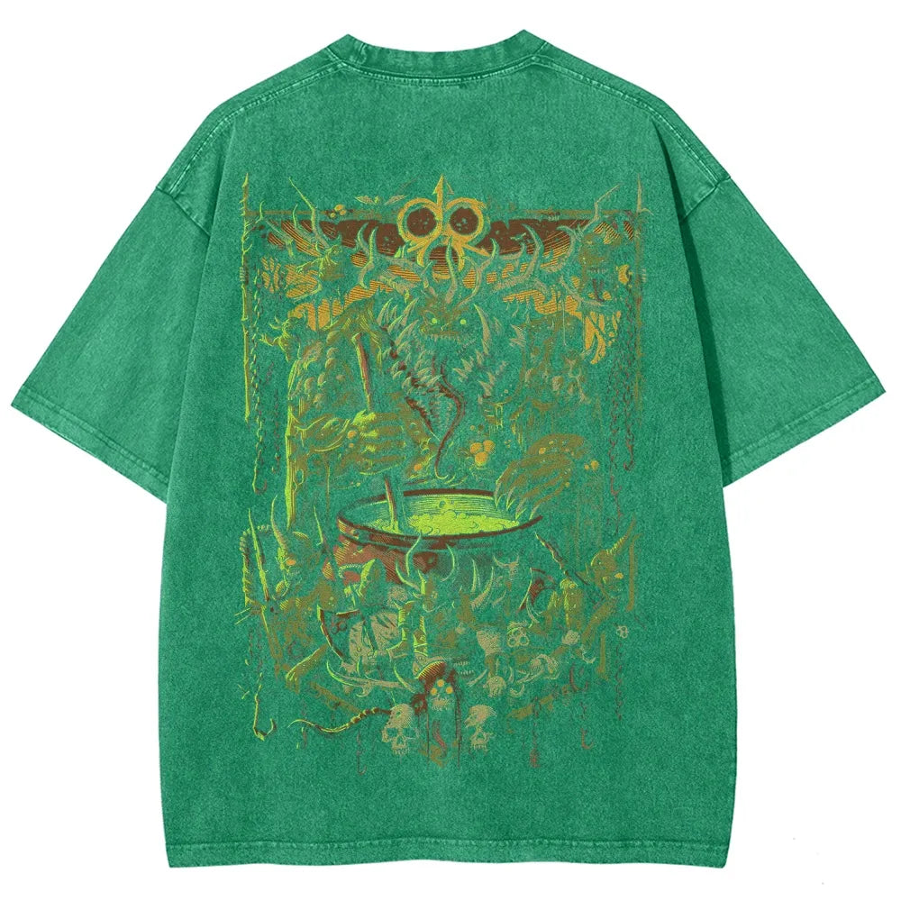 Unisex Fit Washed T-Shirt 2508016342丨WH40K