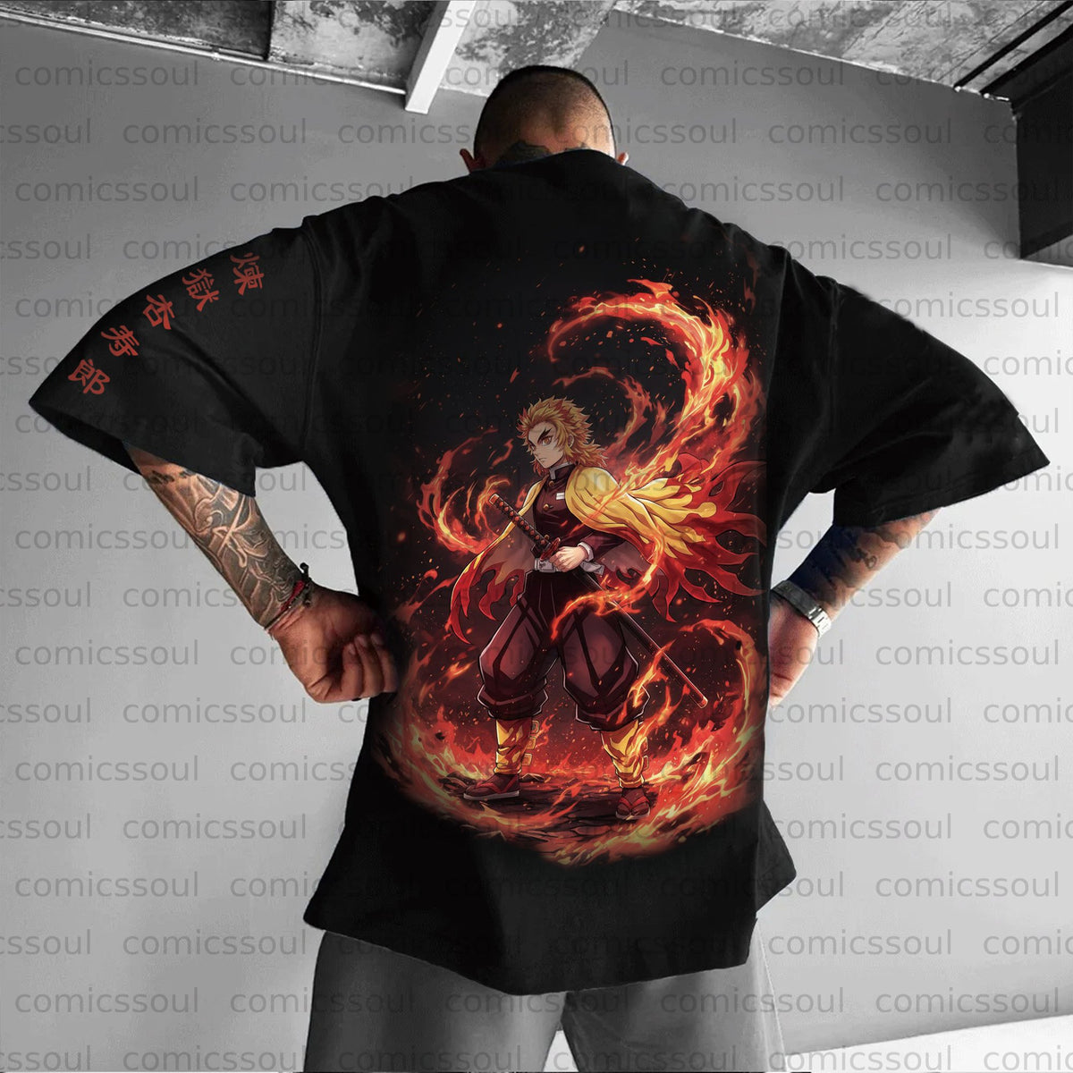 Unisex Anime Inspired Vintage T-Shirt