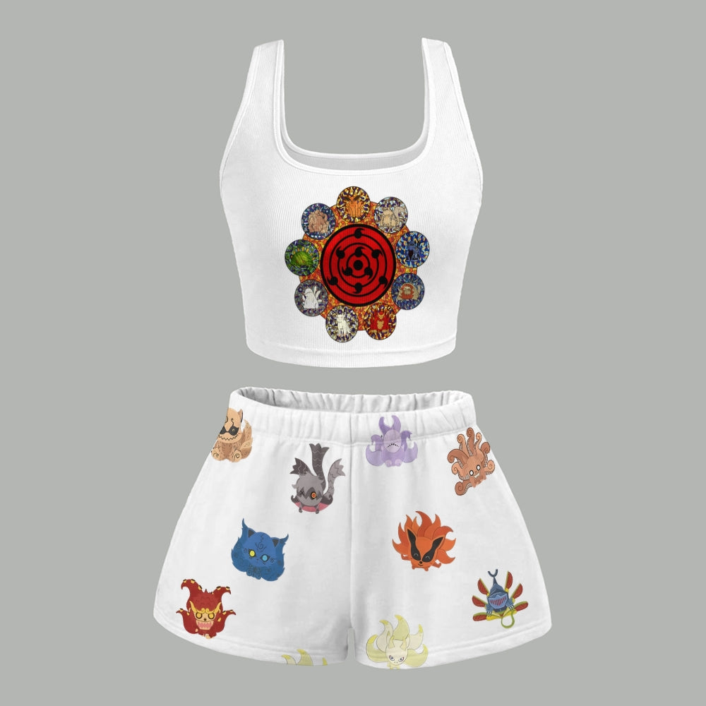 NARUTO Vest and shorts set | Anime Graphic