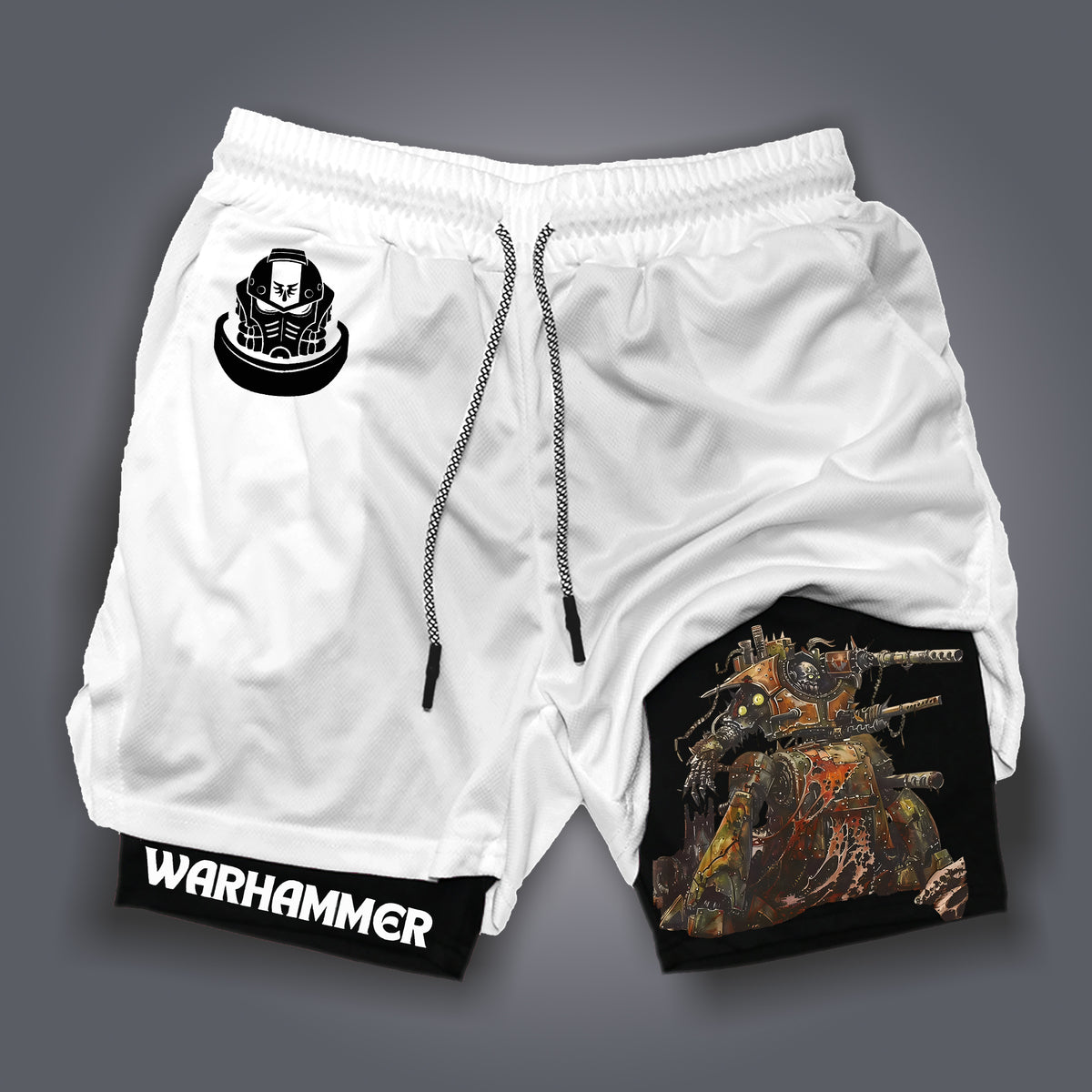 WH40K Art Casual Streetwear Shorts