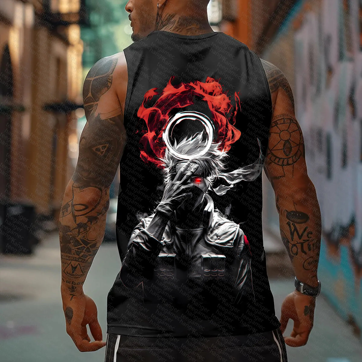 Unisex Naruto Anime Graphic Streetwear Tank Top