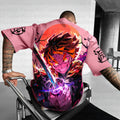 Unisex Anime Halloween Inspired Vintage T-Shirt