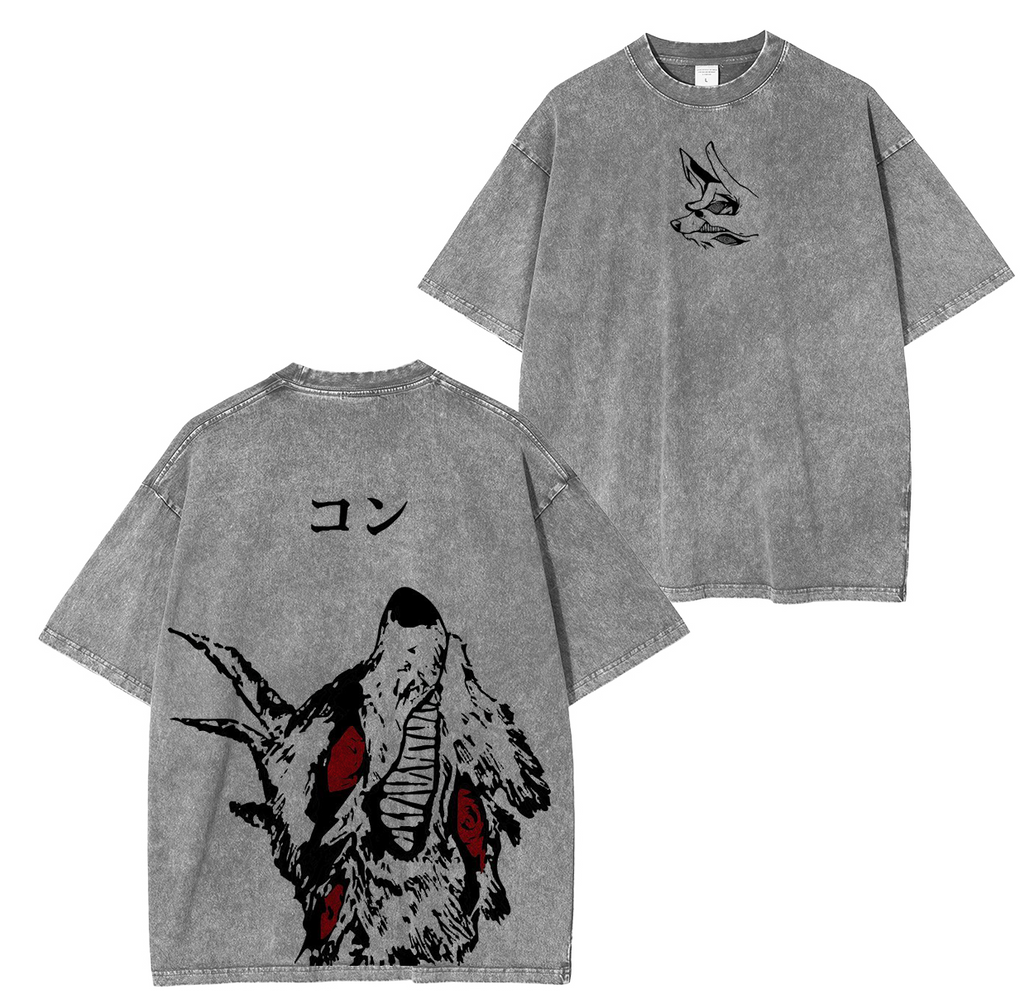 Chainsaw Man Anime Unisex Washed T-Shirt| KNY