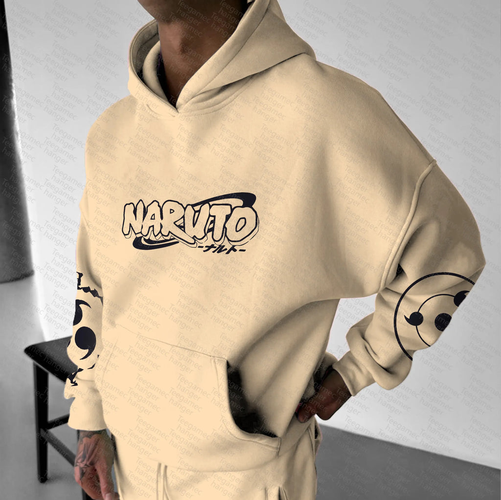 Unisex Naruto Anime Graphic Streetwear Hoodie