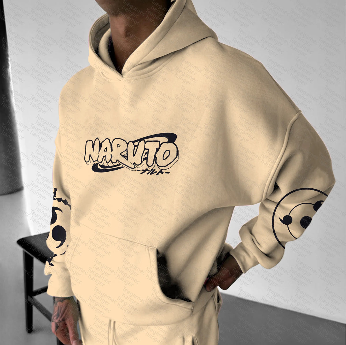 Unisex Naruto Anime Graphic Streetwear Hoodie