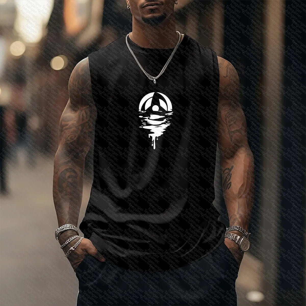 Unisex Naruto Anime Graphic Streetwear Tank Top