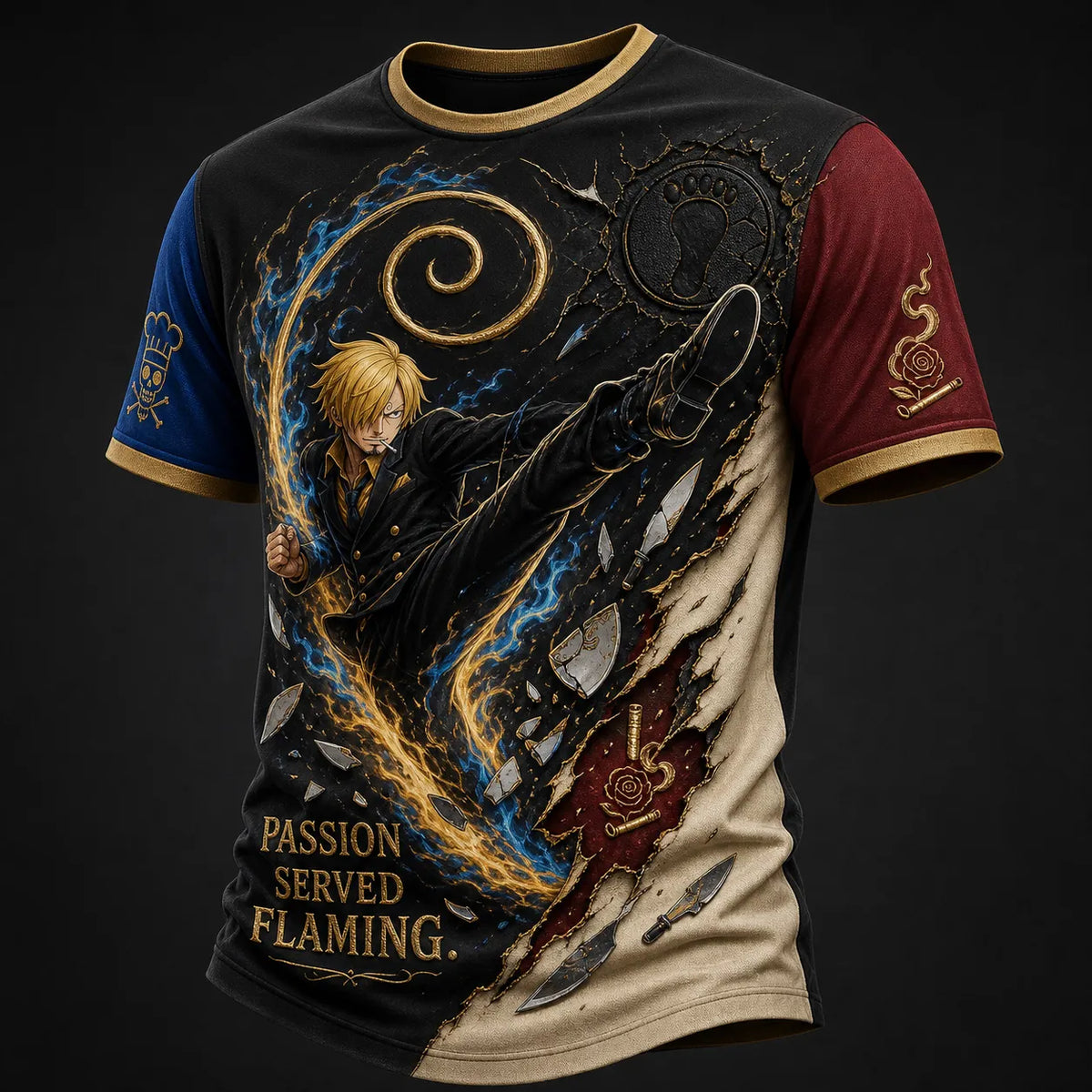 Pirate Crew Graphic Crew-Neck T-Shirt