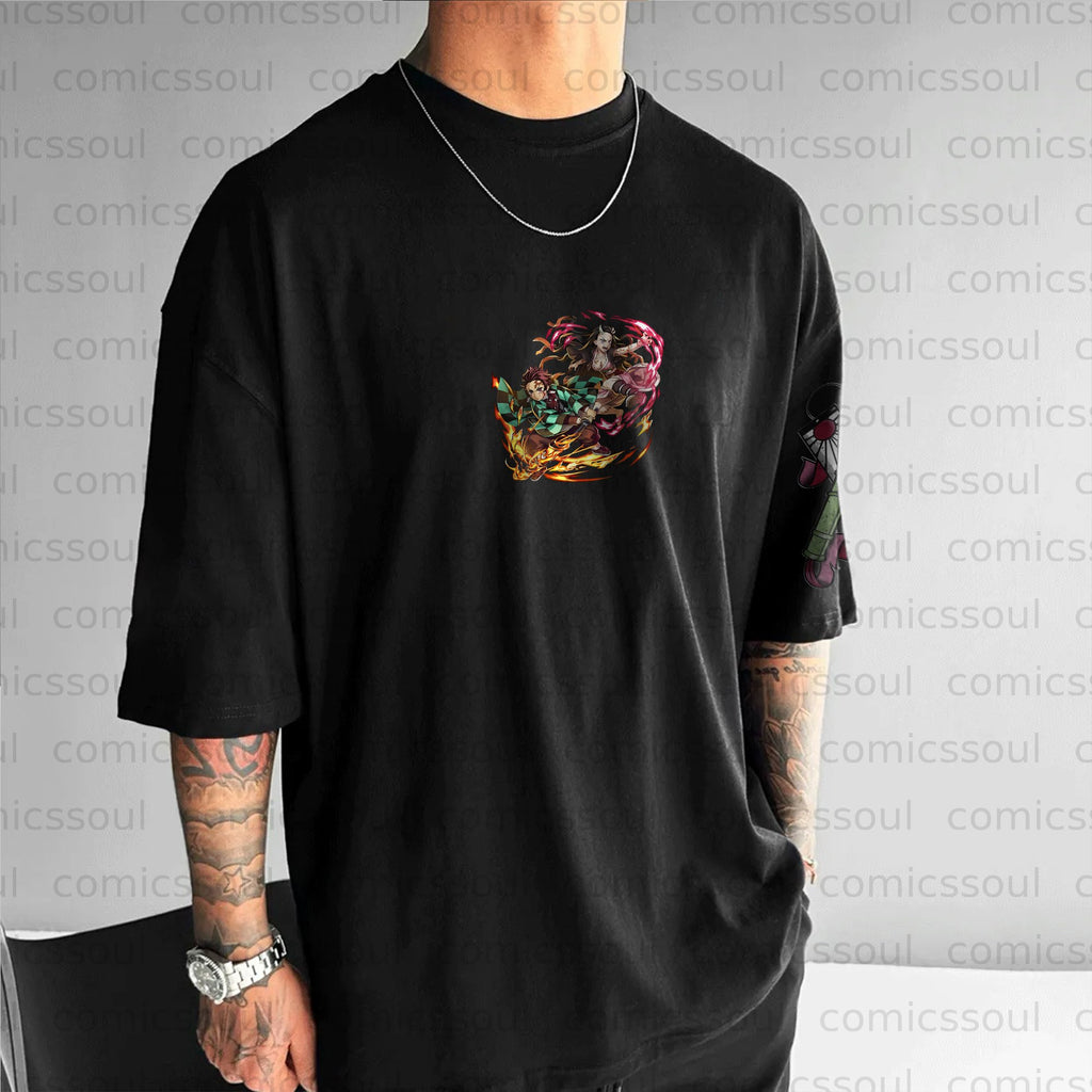 Unisex Anime Inspired Vintage T-Shirt