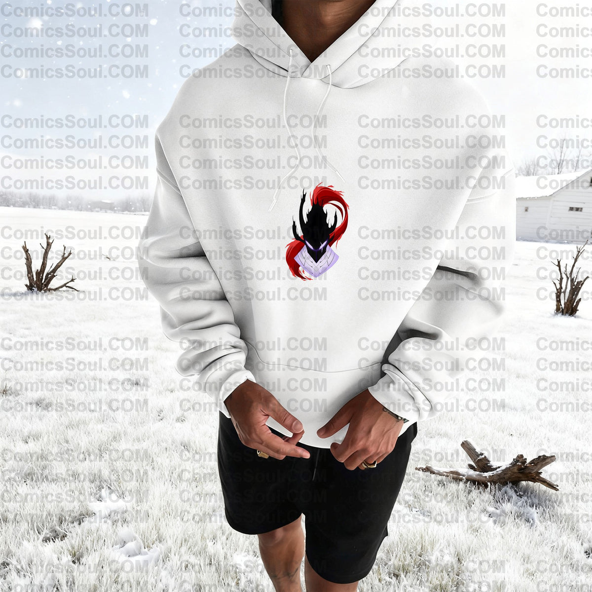 Unisex Anime Graphic Streetwear Wintage Plush Hoodie