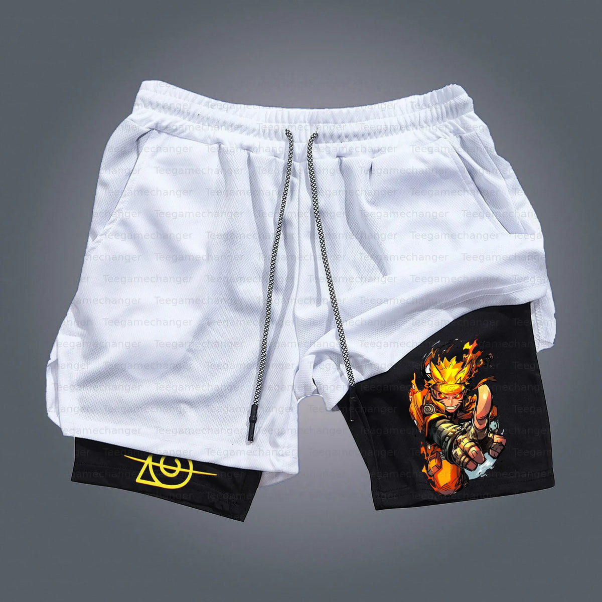 Unisex Naruto Anime Graphic Streetwear Shorts
