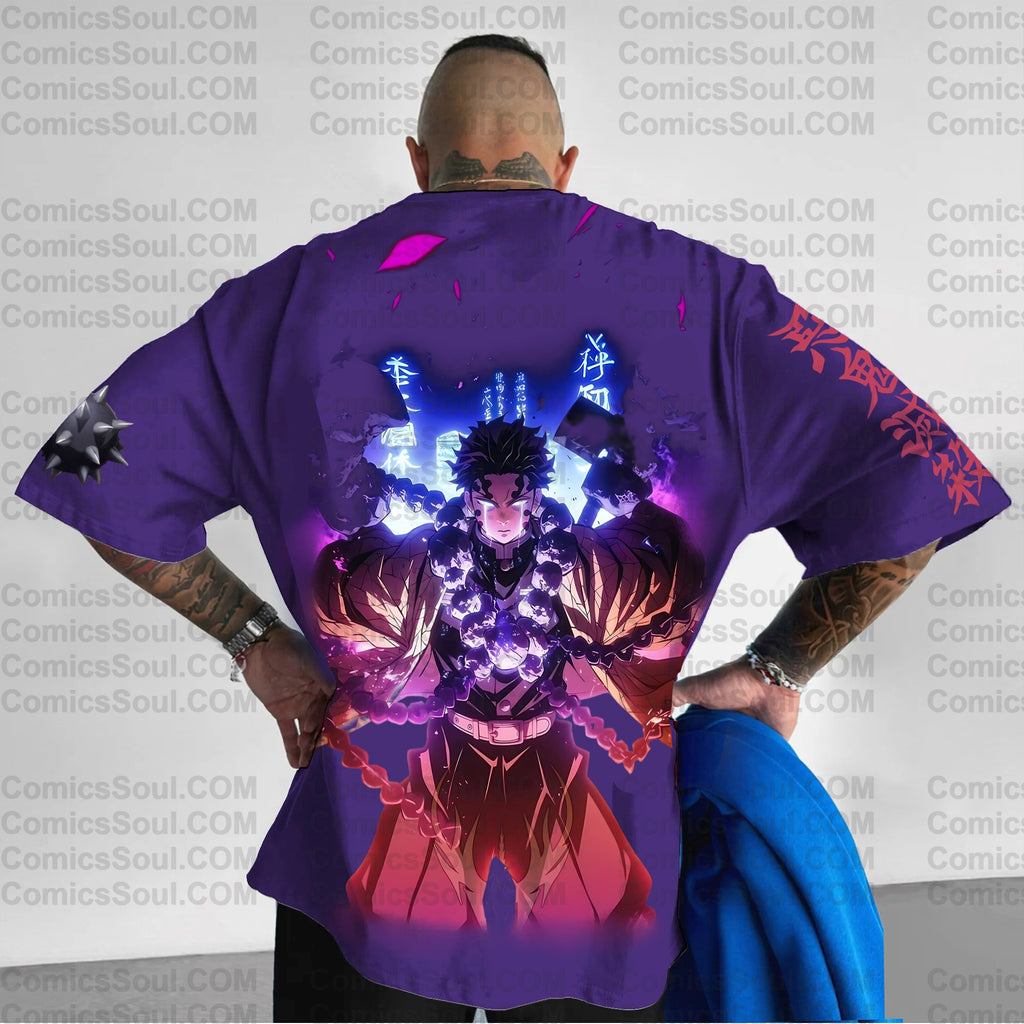 Unisex Anime Inspired Vintage T-Shirt| KNY