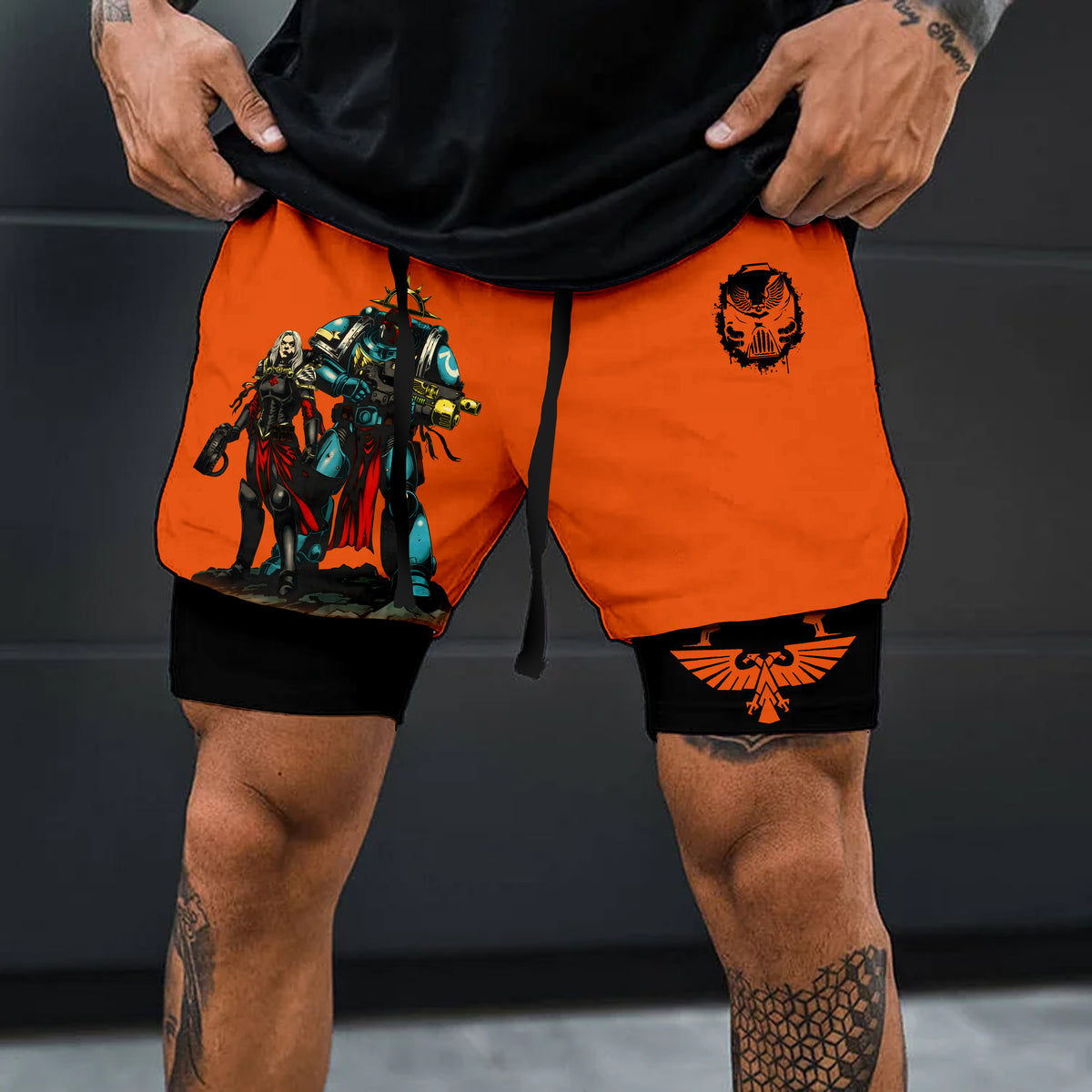 WH40K Game Casual Streetwear Shorts