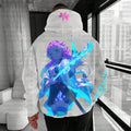 Unisex Anime Graphic Streetwear Vintage Plush Hoodie| KNY