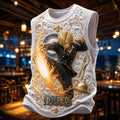 Pirate Crew Graphic Crew-Neck Tank Top