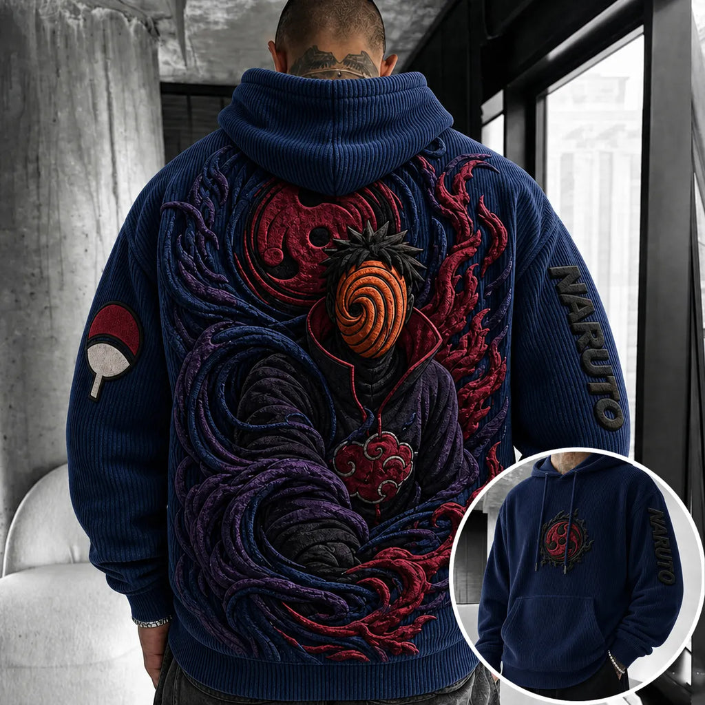 Unisex Anime-print Hoodie