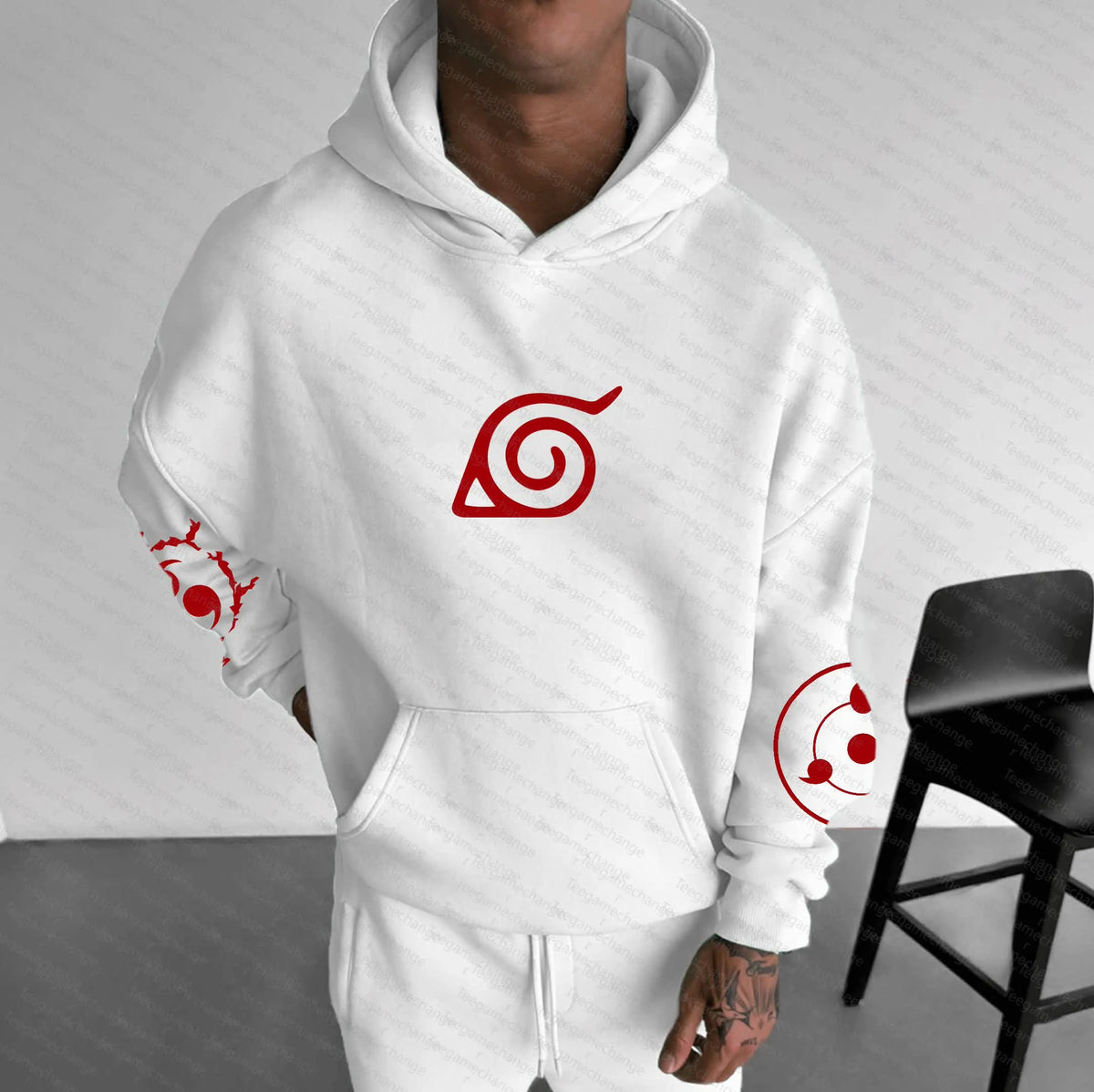 Unisex Naruto Anime Graphic Streetwear Hoodie
