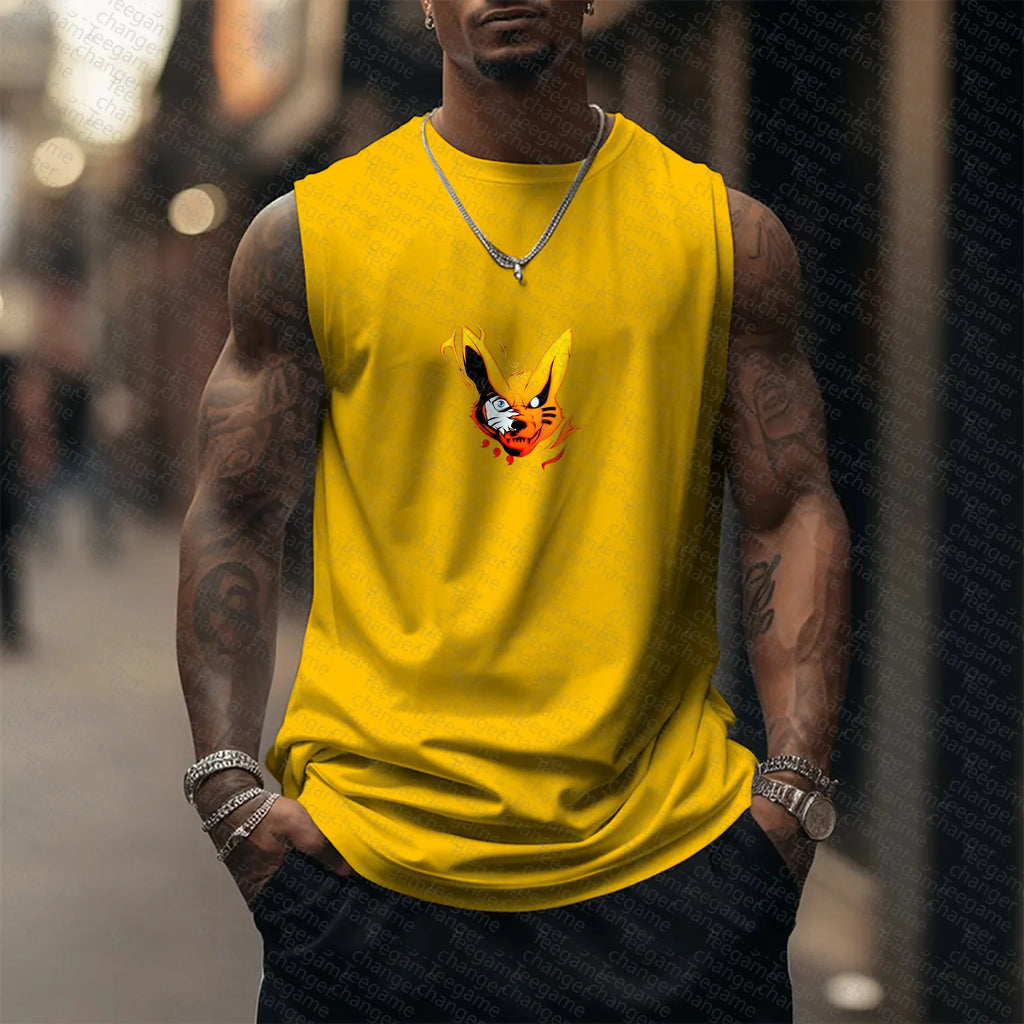 Unisex Naruto Anime Graphic Streetwear Tank Top