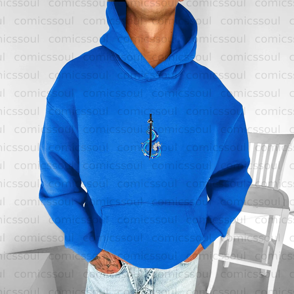 Unisex Anime Graphic Streetwear Vintage Hoodie