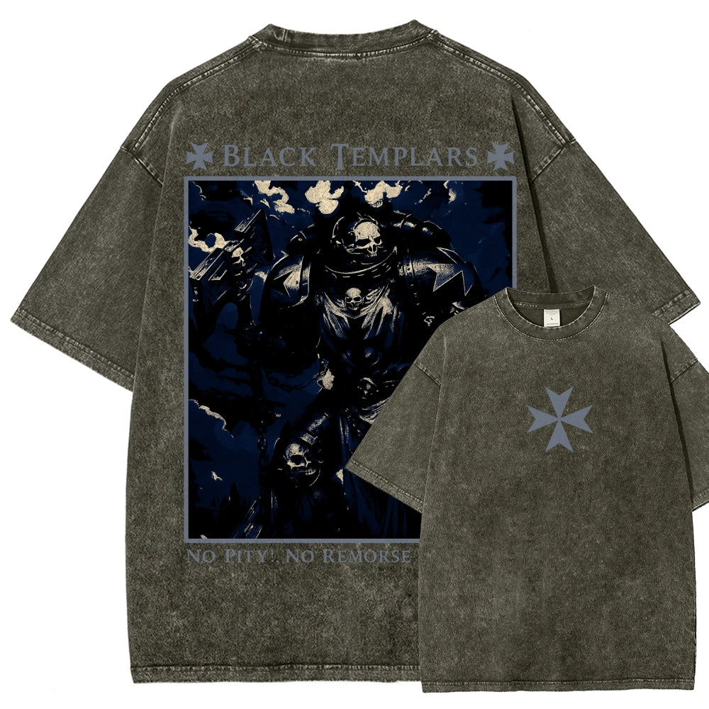 Vintage Casual Washed T-Shirt 2509002319丨WH40K