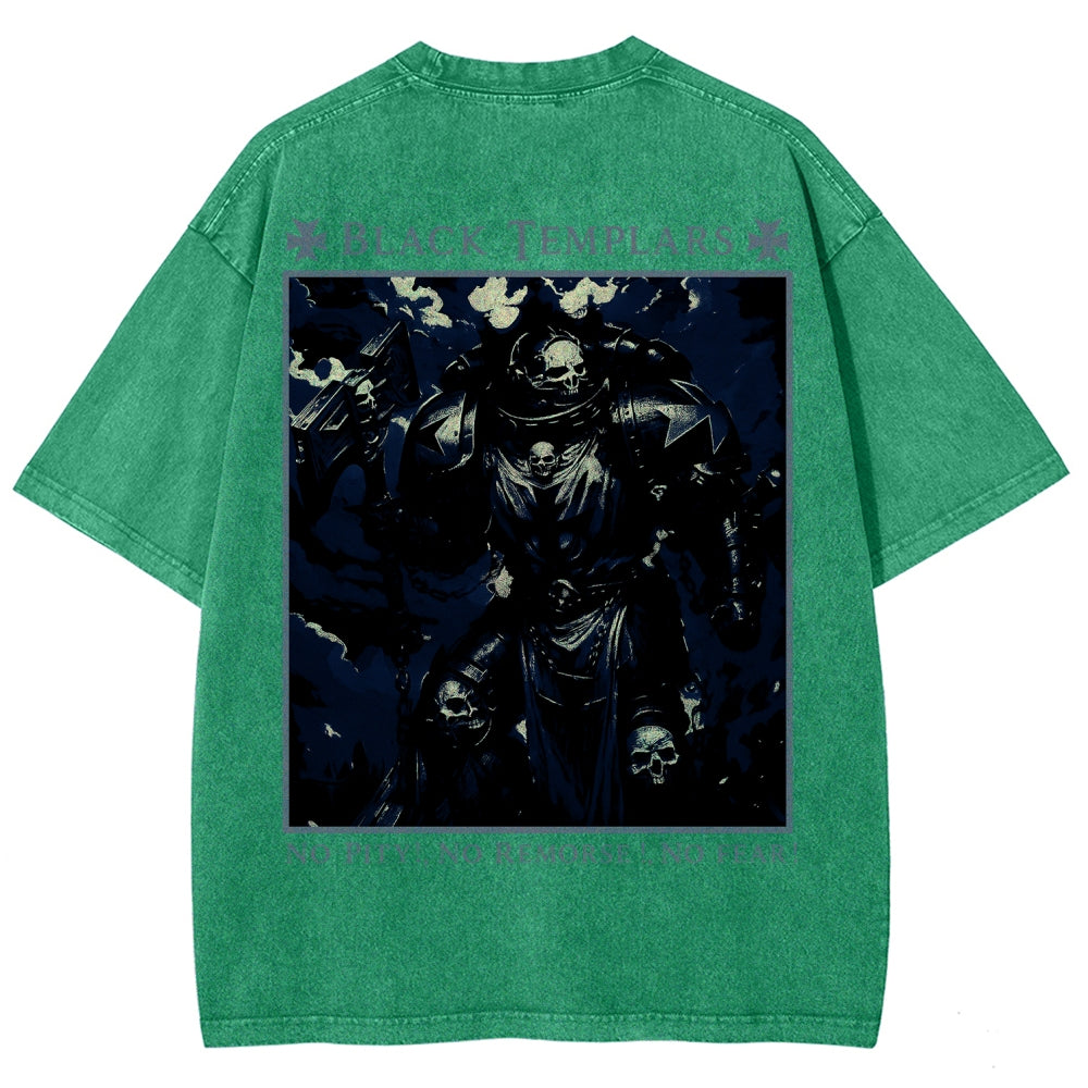 Vintage Casual Washed T-Shirt 2509002319丨WH40K