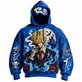 Halloween Anime-Print Hoodie