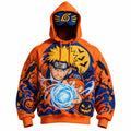 Halloween Anime-Print Hoodie