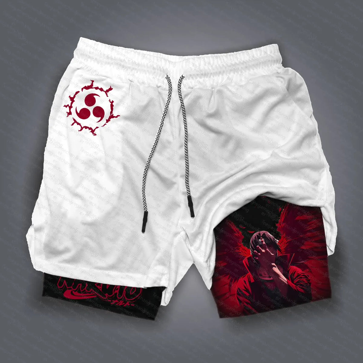 Unisex Naruto Anime Graphic Streetwear Shorts
