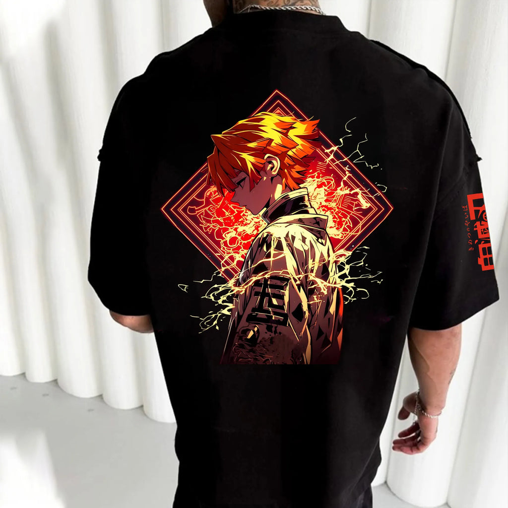 Unisex  " Demon slayer " Anime Inspired Vintage T-Shirt| KNY