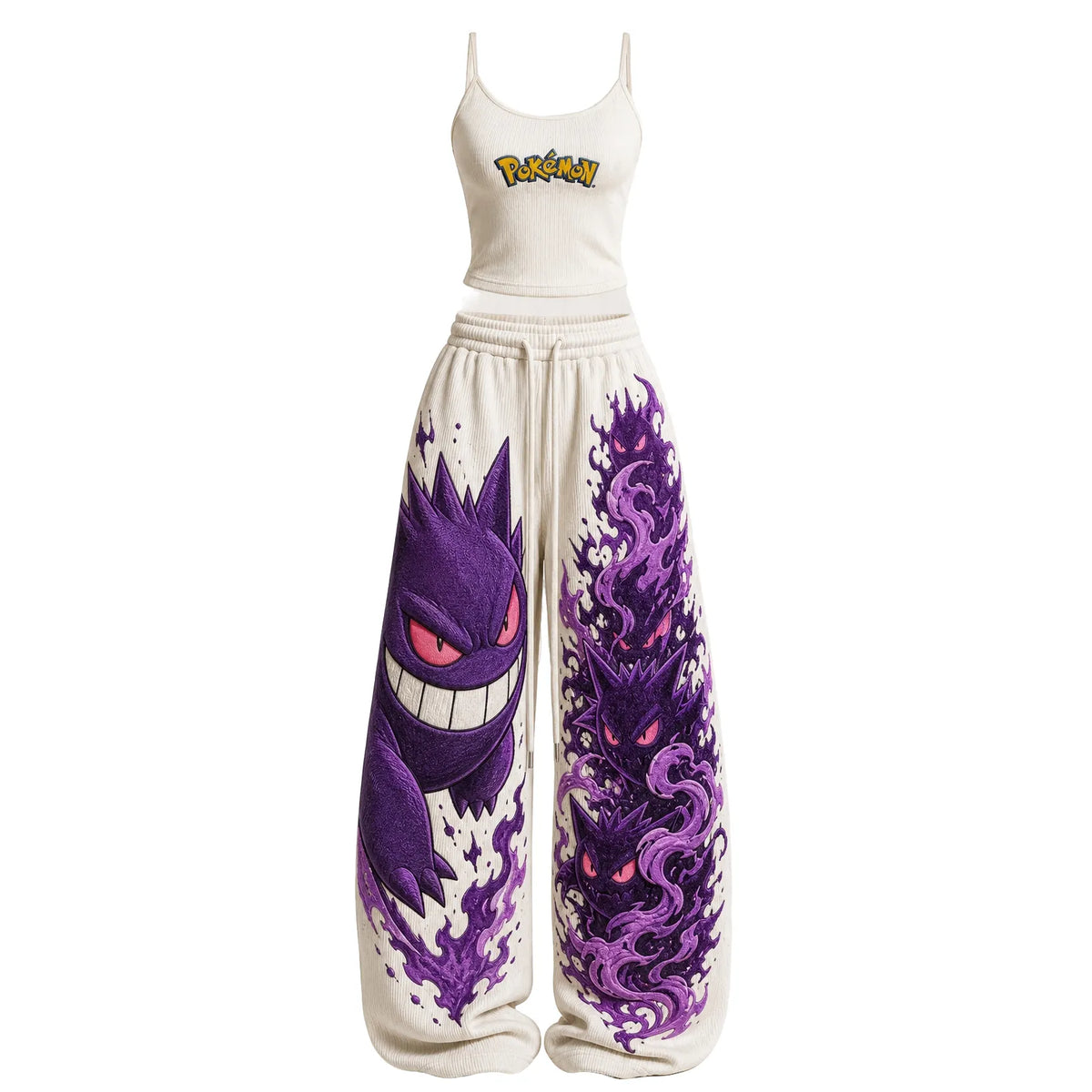 Women's Anime-Print Camisole And Pants Set