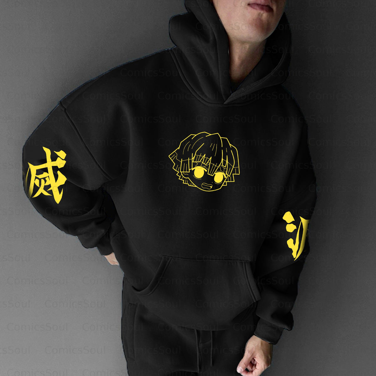 Unisex Anime Graphic Streetwear Vintage Plush Hoodie| KNY