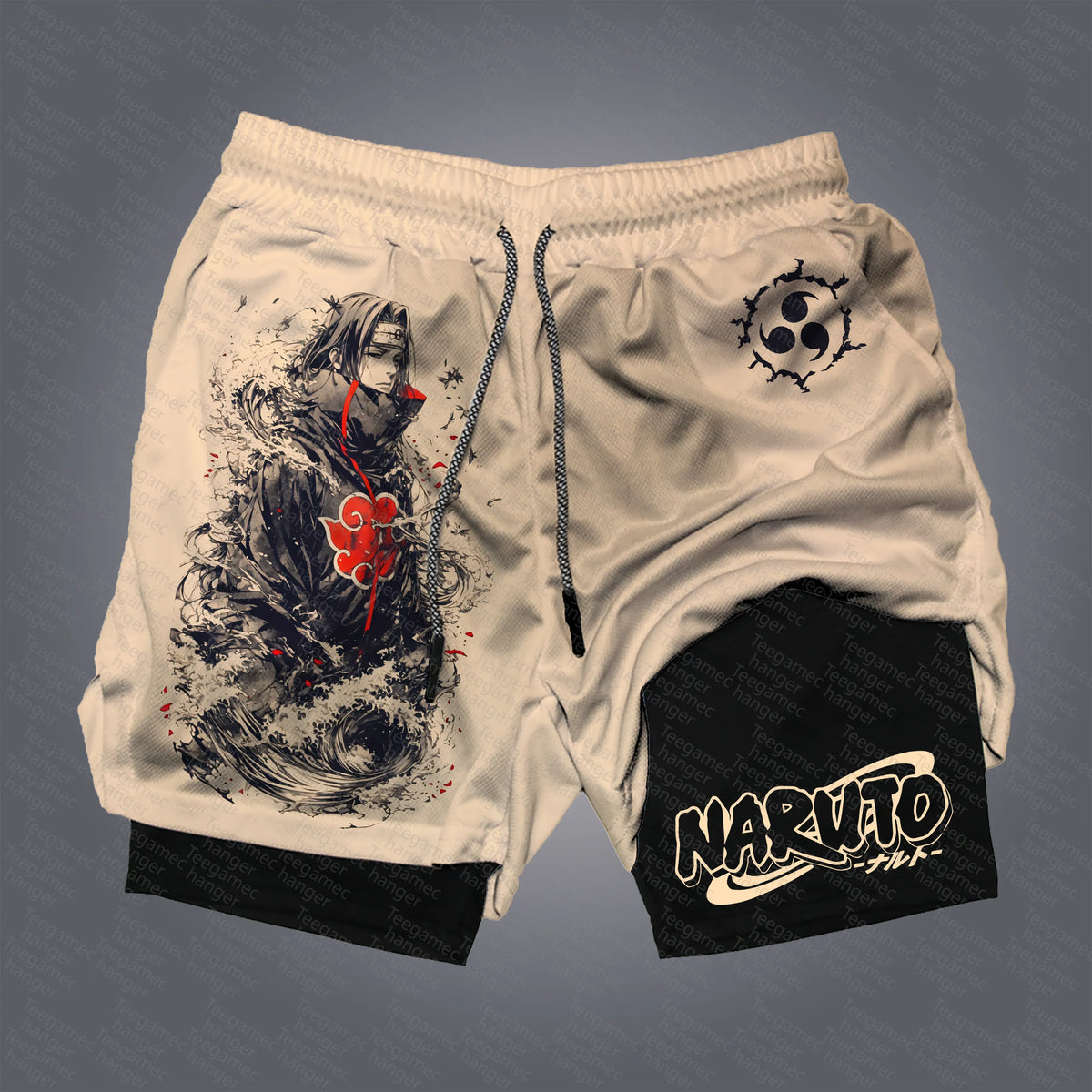 Unisex Naruto Anime Graphic Streetwear Shorts