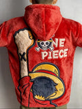 Color-blocked Plush Hoodie