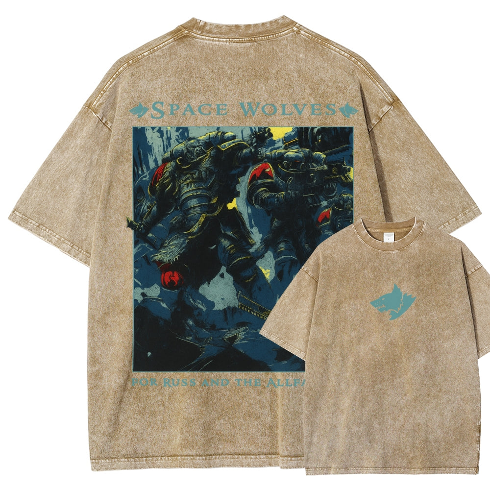 Unisex Fit Washed T-Shirt 丨WH40K