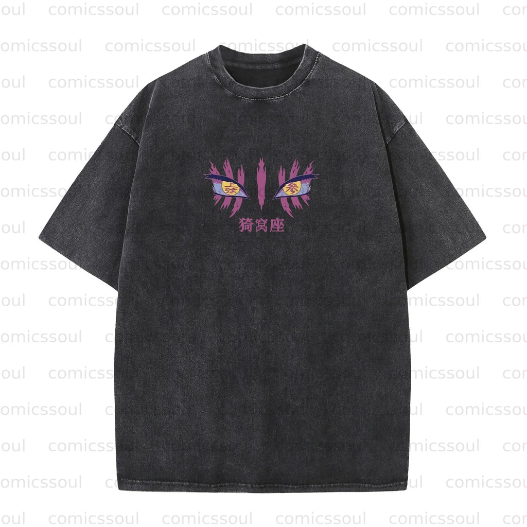 Vintage 3D Direct Inkjet Printed Washed Unisex T-Shirt