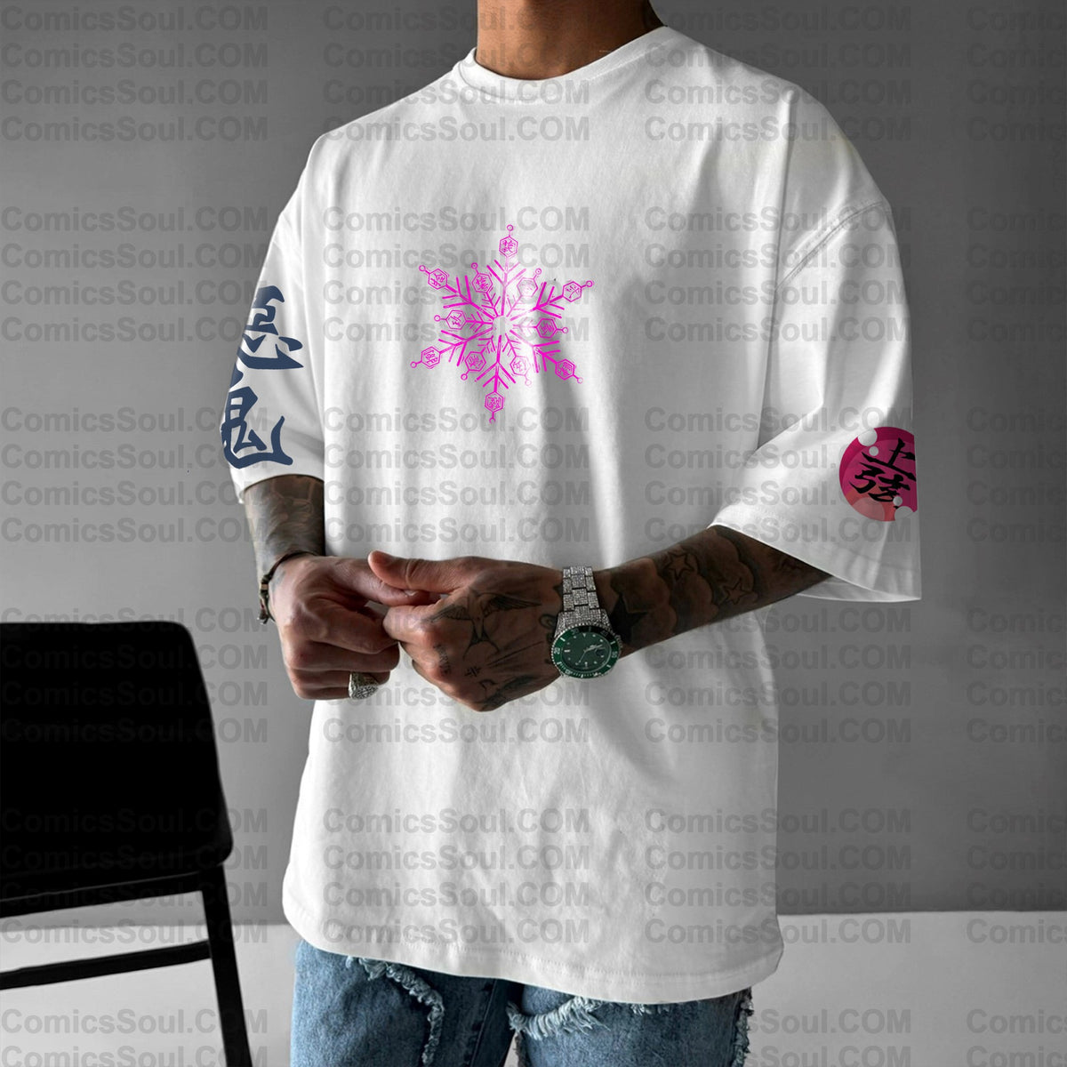 Unisex Anime Inspired Vintage T-Shirt| KNY