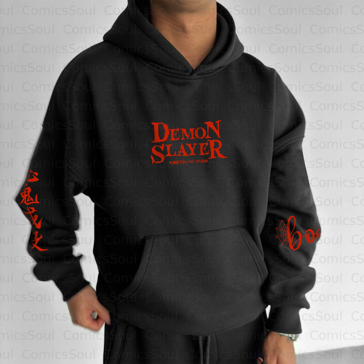 Unisex Halloween Anime Graphic Streetwear Vintage Hoodie