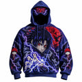 Halloween Anime-Print Hoodie