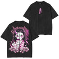 Nezuko Kamado, KNY Anime Unisex Washed T-Shirt