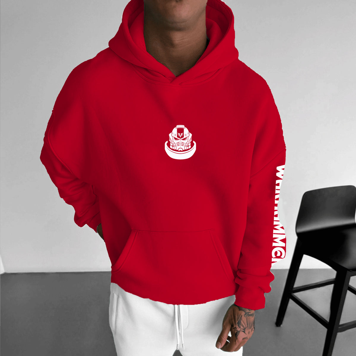 Space Marine of WH40K Art Streetwear Vintage Hoodie