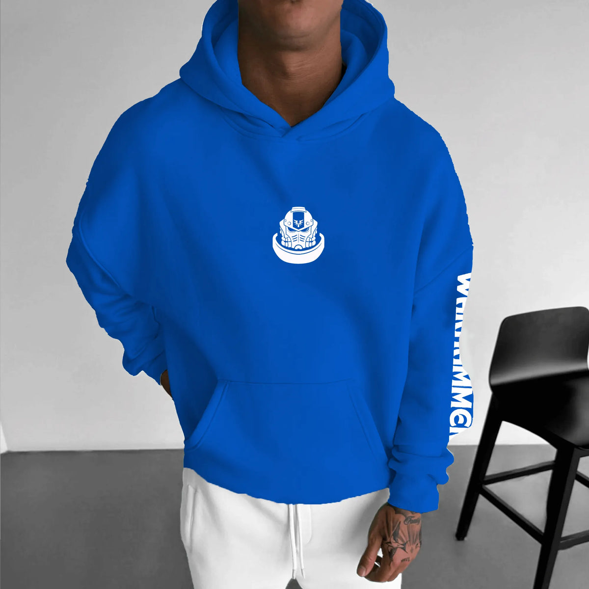 Space Marine of WH40K Art Streetwear Vintage Hoodie