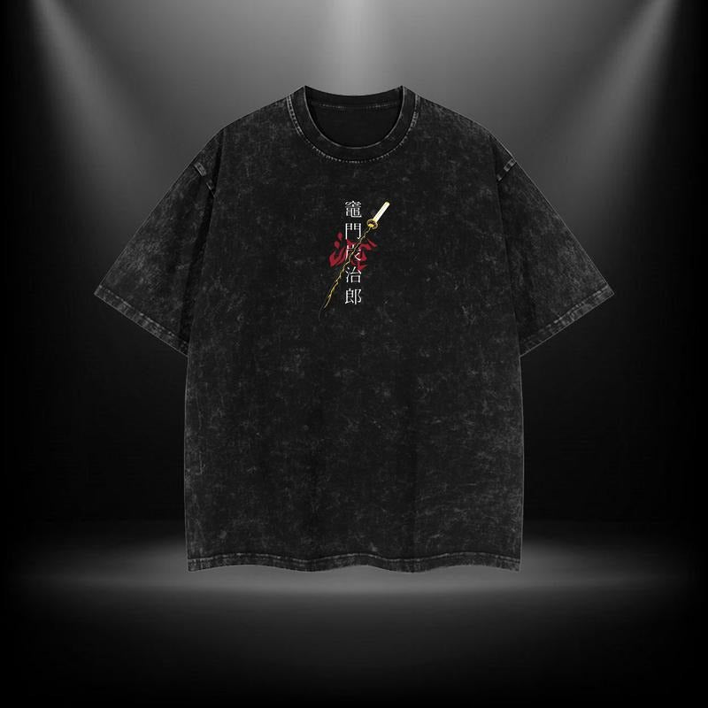 Zenitsu - KNY Clothing Washed Cotton T-Shirt