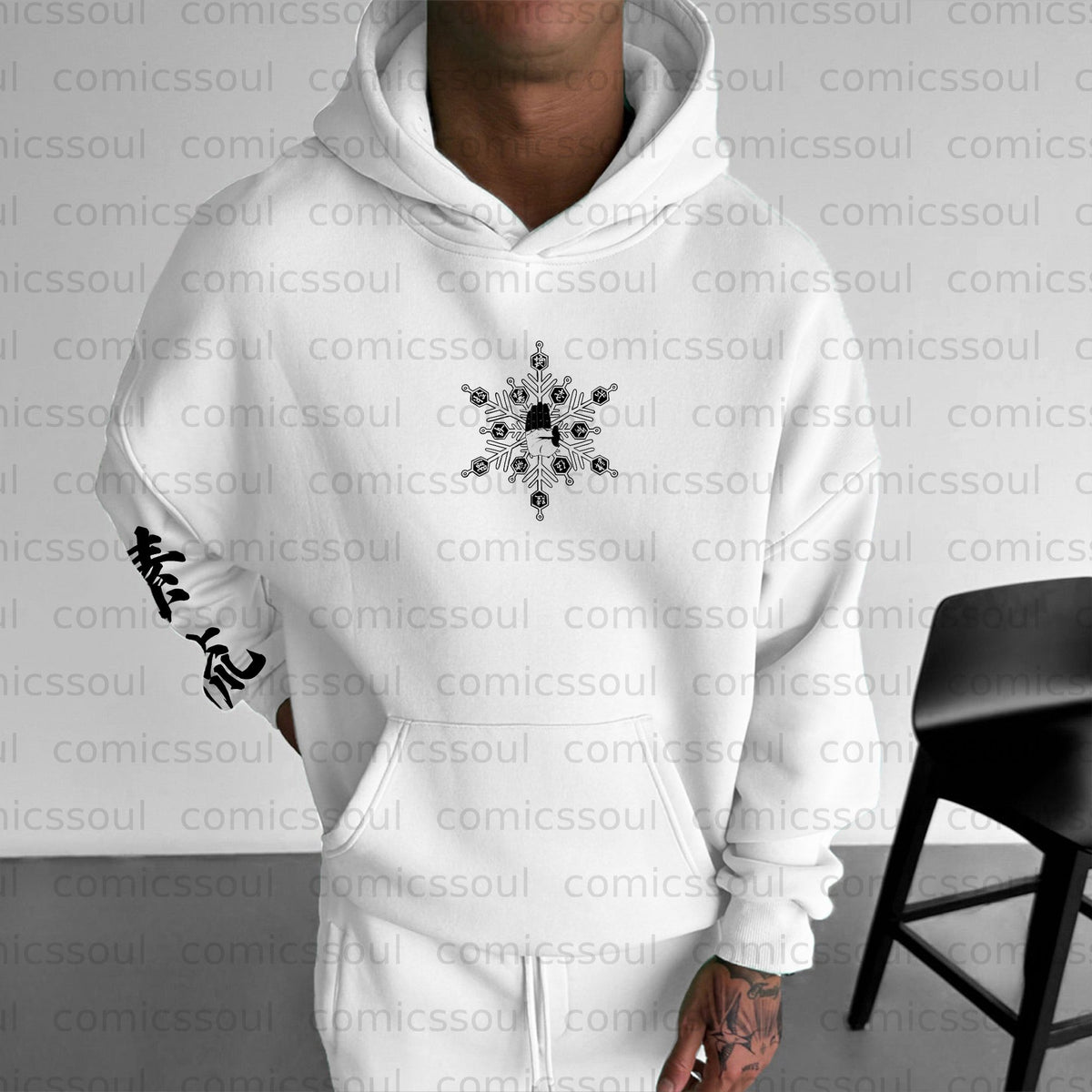 Unisex Anime Graphic Streetwear Vintage Hoodie