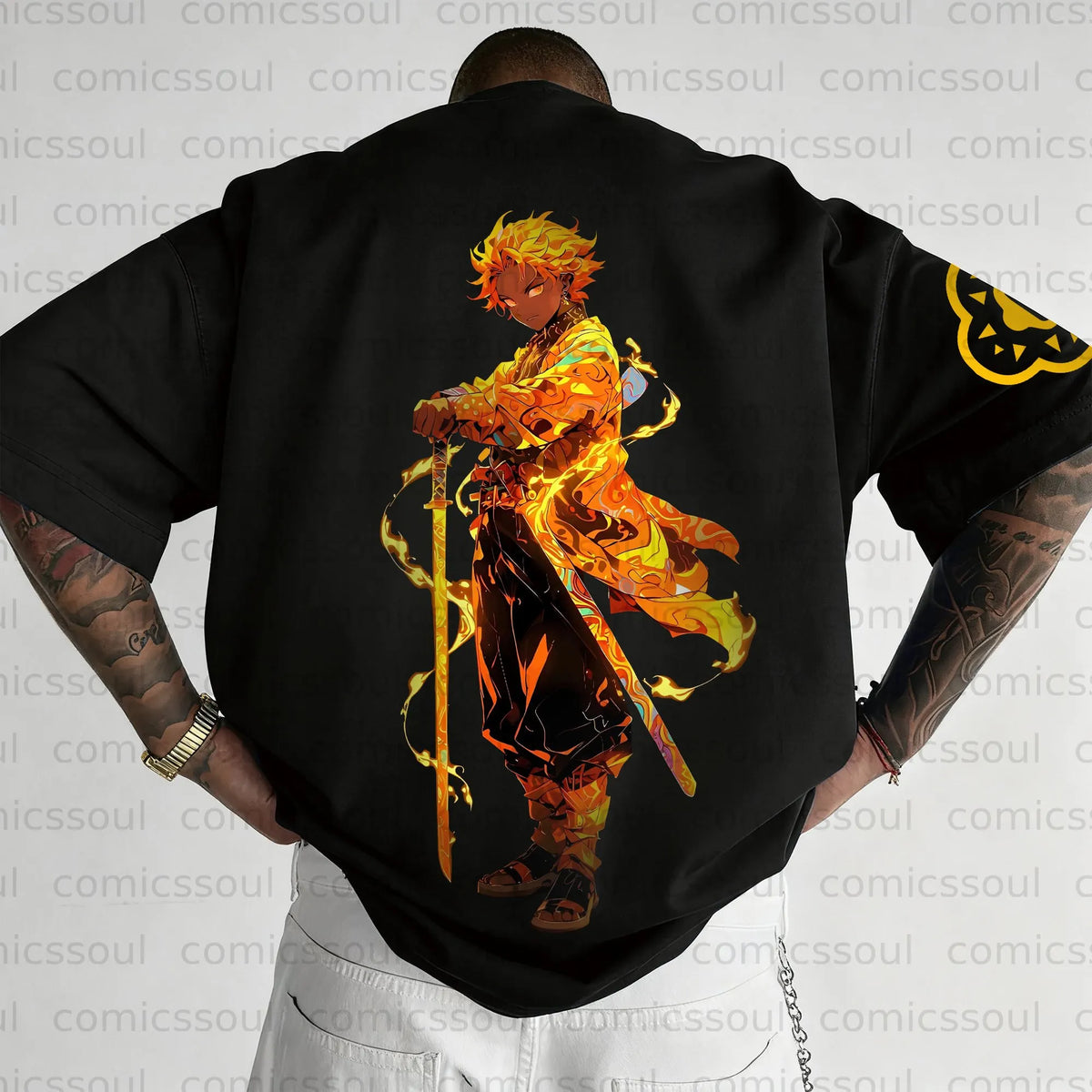 Unisex Anime Inspired Vintage T-Shirt
